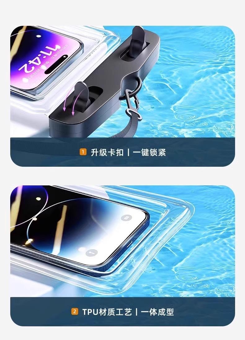 Product Introduction of Beg Kalis Air Telefon Bimbit, Sesuai untuk Menyelam, Skrin Sentuh, Universal, Sesuai untuk Berenang, Kalis Hujan dan Dimeterai, Sesuai untuk Bawa Pulang, Menunggang Hanyut, Telefon Khusus Supplies 8