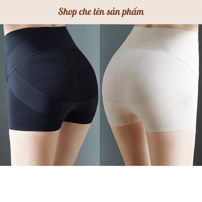 Không có đệm độn Quần Lót Nữ Quần Đùi Mặc Váy Su Đúc Nâng Mông Chống Chảy Xệ Co Giãn Tốt 8126 Đen