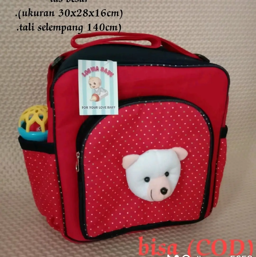 Tas Besar Tas Perlengkapan Bayi Bags multifungsi waffle