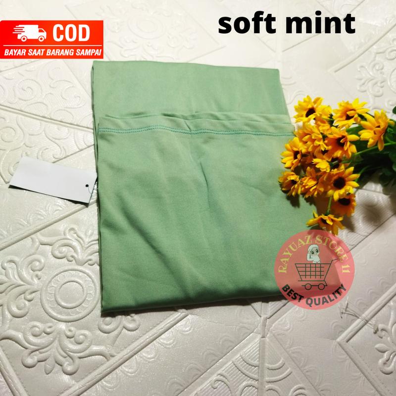Product Introduction of Manset baju Jumbo Lengan Panjang Kerah Turtleneck Dalaman Melar Nyaman Spandex Wanita Lembut Atasan Kaos Polos 29
