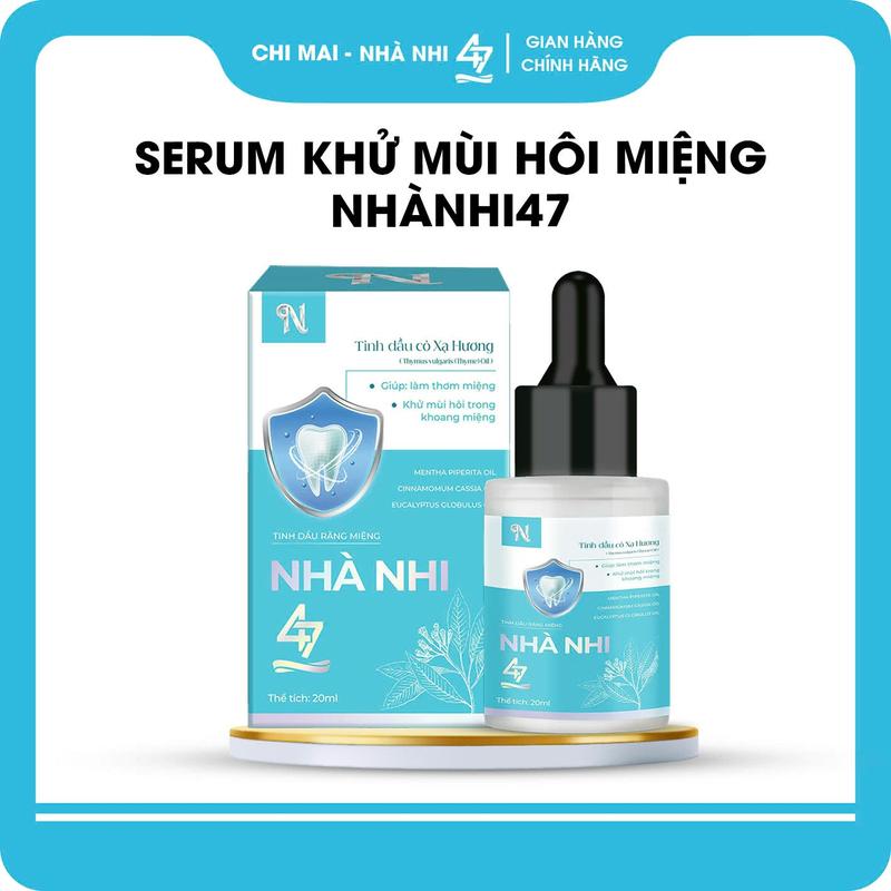  Khử Mùi Hôi Miệng NHÀ NHI47 -  Xịt Miệng  dạng Serum - Hàng chính hãng tinh  dauthommieng hoi mieng serum hoimieng Xịt Thơm Miệng viem loi 