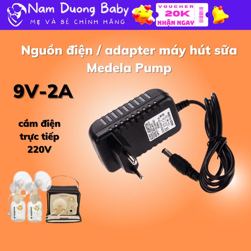Nguồn điện/ Adapter (sạc) cho máy hút sữa Medela:  Freestyle Pump instyle Pump maxflow Sonata  New Chính hãng Em bé Trẻ sơ sinh Trẻ mới tập đi Bé gái Bé trai 6