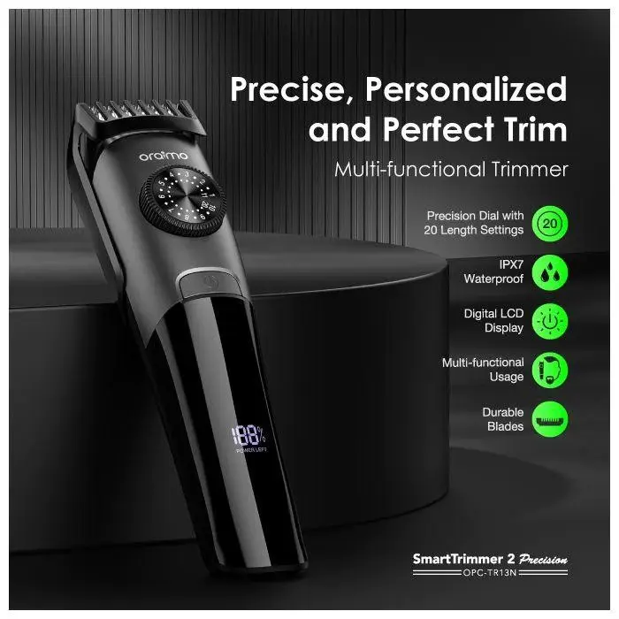 Oraimo Electric Shaver Cukur Portable Waterproof LED Display OPC-TR13N 2