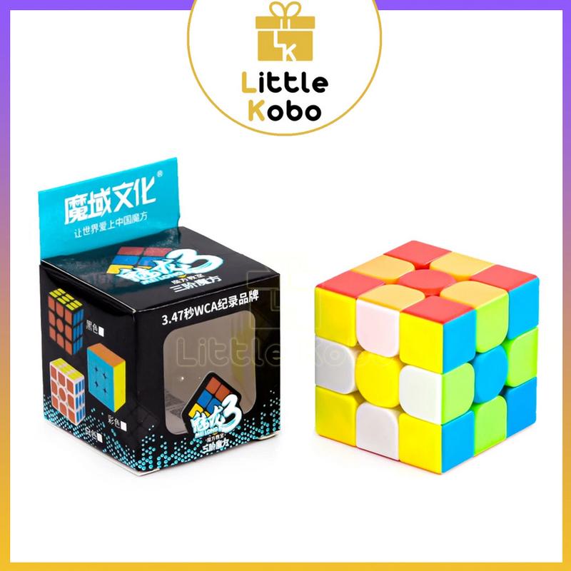 Rubik 3x3 MeiLong 3 Rubic 3 Tầng Stickerless Đồ Chơi Trí Tuệ Giáo Dục Toy