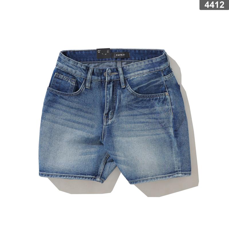 Quần short trên gối Mã_R4412, gam màu xanh, dễ phối đồ, phong cách cá tính - PAPAZI