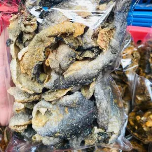 Keripik Kulit Ikan Patin Original Dan Pedas Daun Jeruk 100 Gram Fish Skin Crispy Kriukk