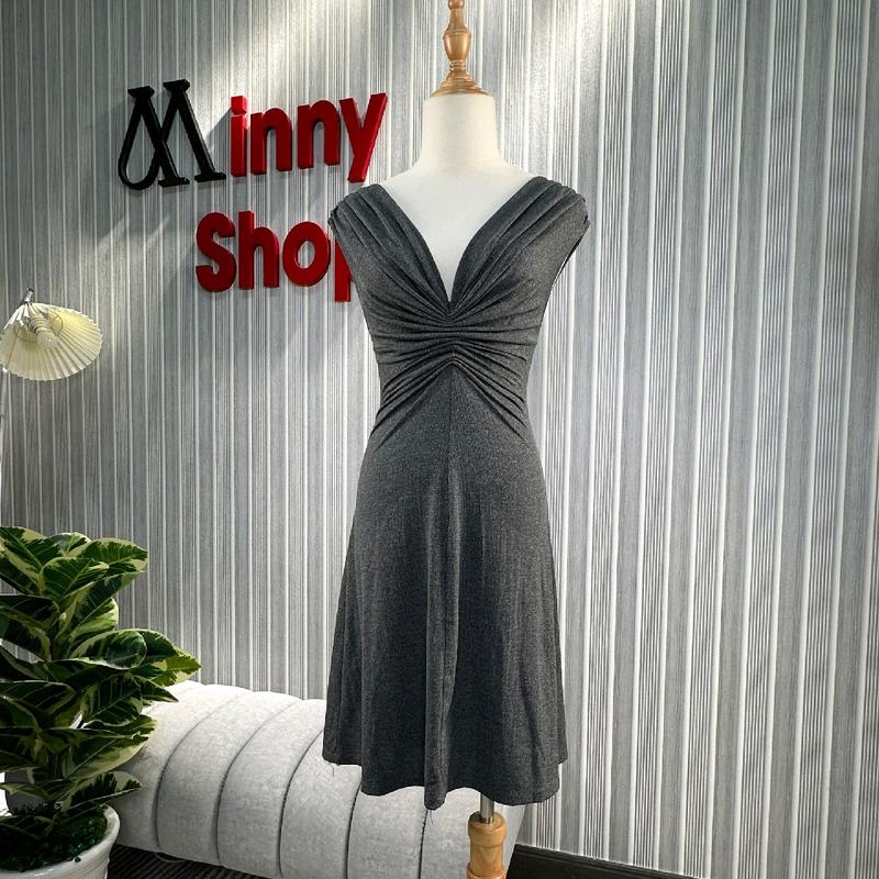 Đầm Thun Nhún Cổ Tim Dáng A  _ TB2289. Dress Nữ Đi Tiệc, Đi Làm, Đi Chơi. Tôn Dáng Kem Che Khuyết Điểm Cho Women Nữ Women Dress Thun 8