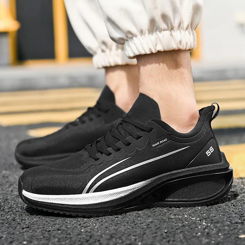 Personalize tênis esportivos casuais da moda masculina com design de placa de carbono, sola oca, tênis de corrida e caminhada para mulheres, treinamento de corredor_voghion.com