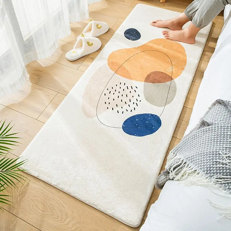 Household Carpet By Mat Non-Slip Floor Mat Bedroom Bedside Blanket Living Room Sofa and Tea Table Bathroom Floor Mat