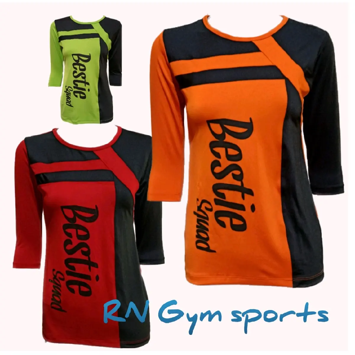 TERBARU kaos olah raga /baju atasan senam wanita bahan lembut dan elastis Sport