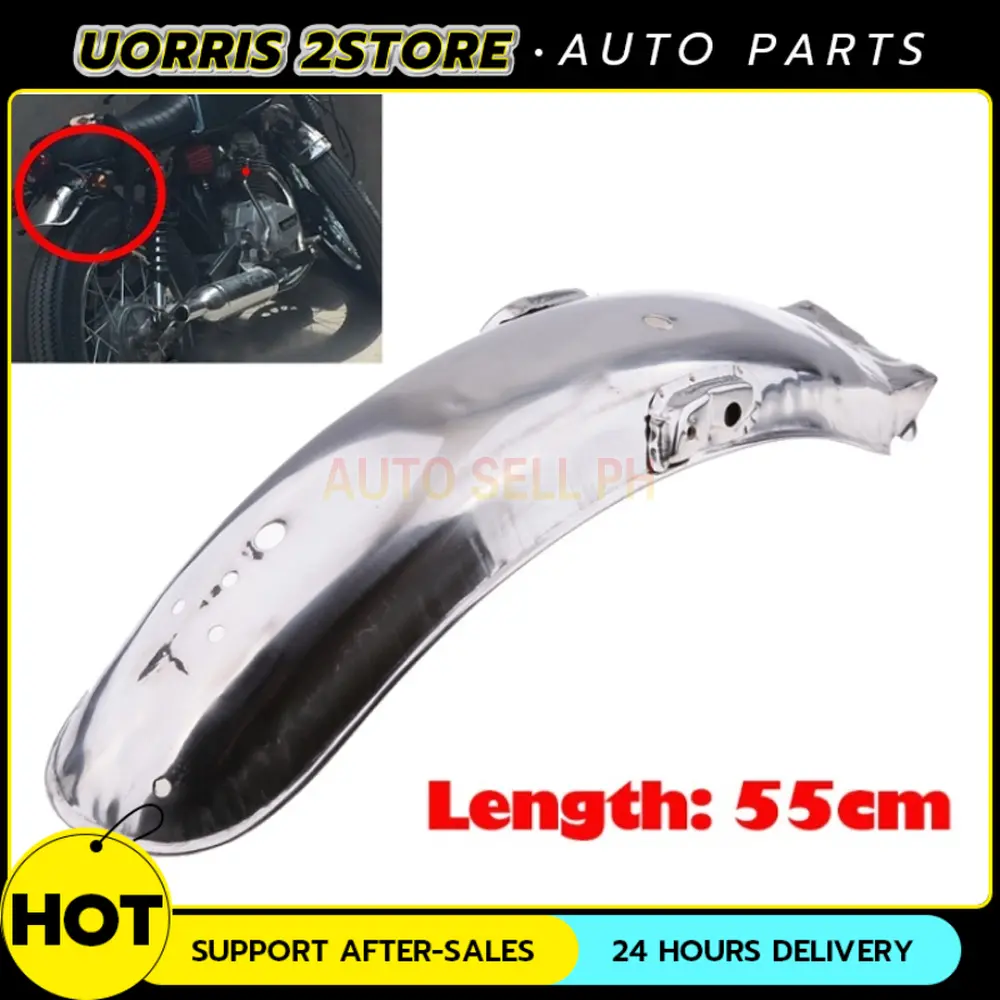 【COD】Carbon Fiber  Motorcycle TMX 125/155 Stainless Steel Mudguard Rear Mudguard Fender COD
