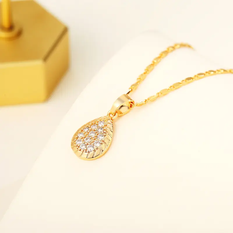 Y347 Kalung Wanita Tetesan Airfashion Female Birthday Daily Metal Coating 4