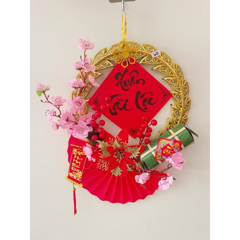Set trang trí Tết treo tường đón năm mới, decor nhà cửa Tết 2024 1