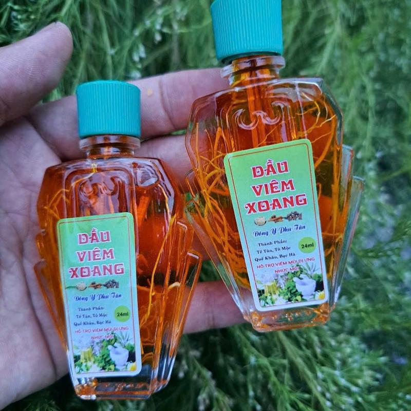 2 chai Dầu Viêm Xoang chai Lớn 24ML ( có rể thuốc )