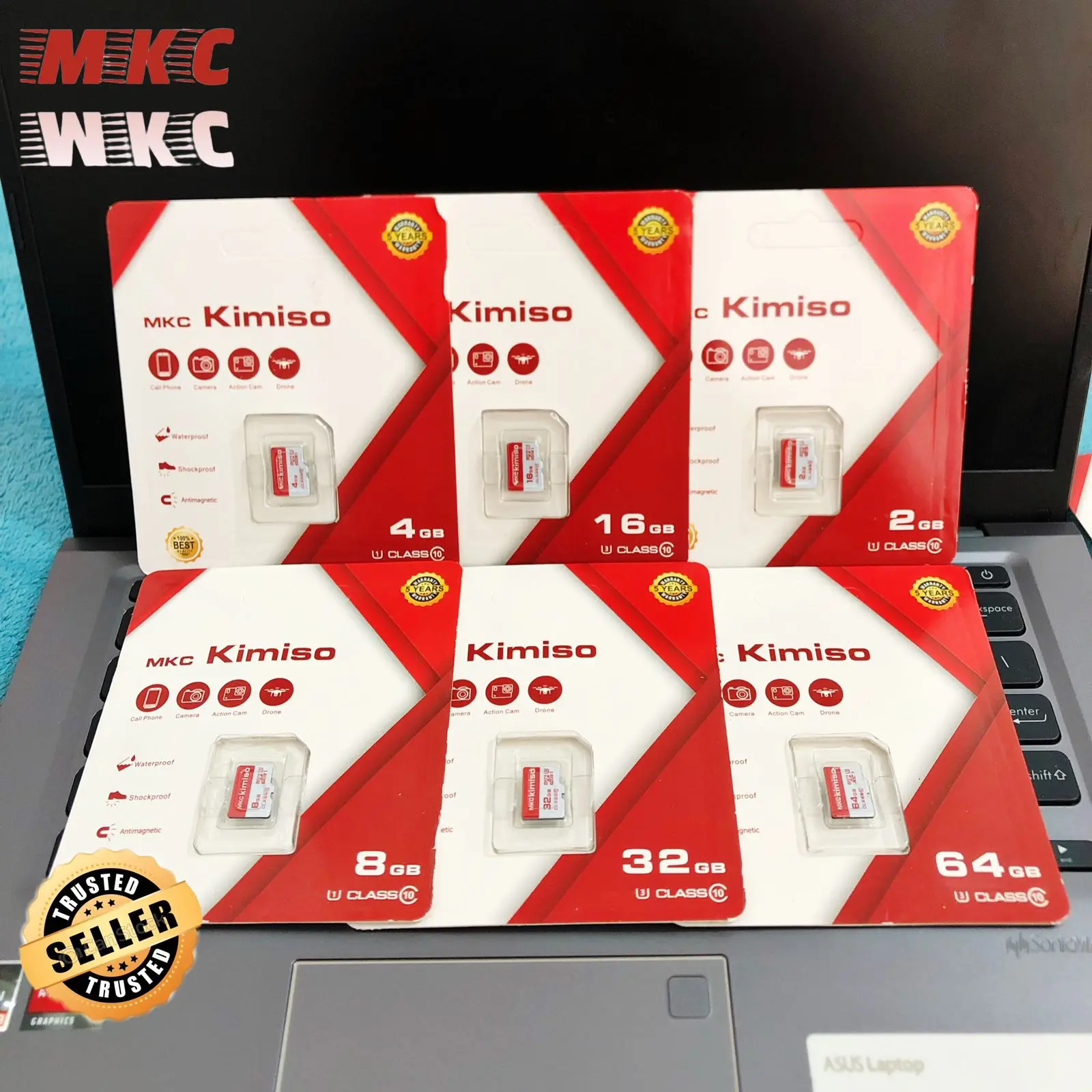 MICRO SD MKC KIMISO 2GB/4GB/8GB/16GB/32GB/64GB/128GB MEMORY MKC KIMISO