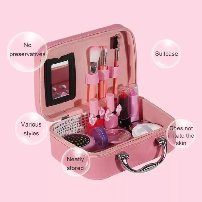 Make Up Anak Perempuan Mainan Make Up Set Dandan Anak Asli Non Toxic 5