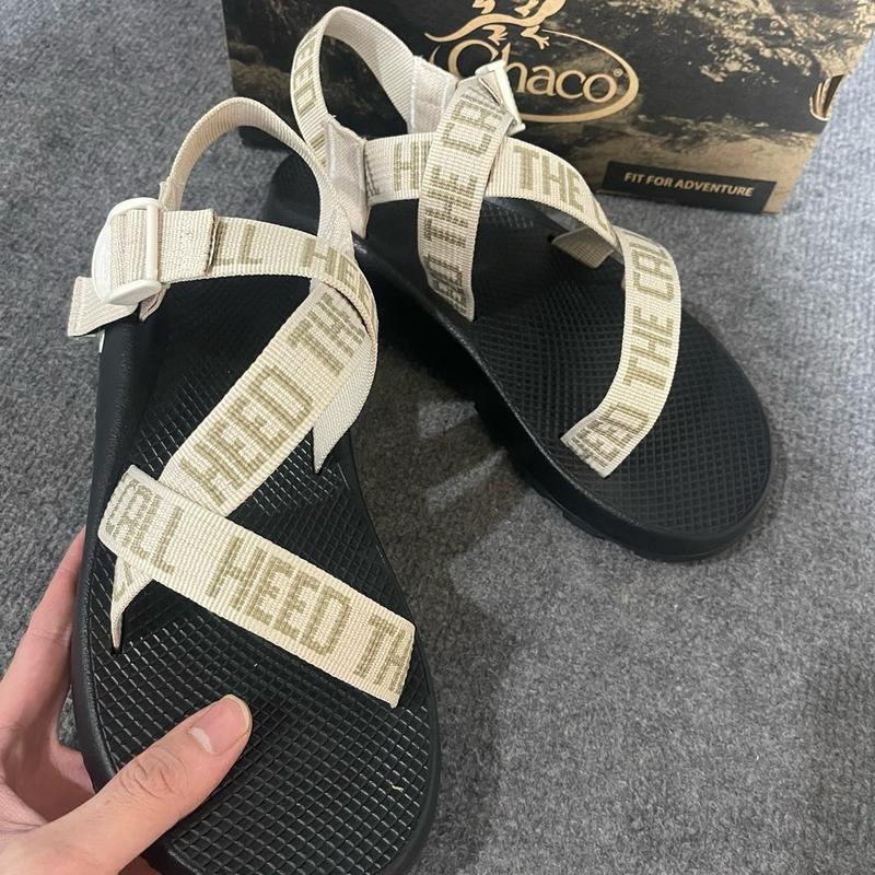 Sandal ( 35 - 43 )  Chaco đế thường dây chữ Dép xăng đan Nam Đế Bằng 4