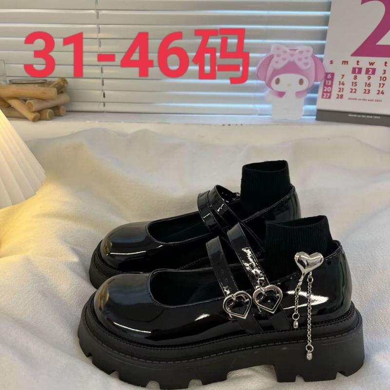 Product Introduction of Giày da nhỏ cho phụ nữ mùa xuân và mùa thu Mary Jane cỡ nhỏ 31, size nhỏ 32, 33, 34, giày đế xốp ngắn cho học sinh 3