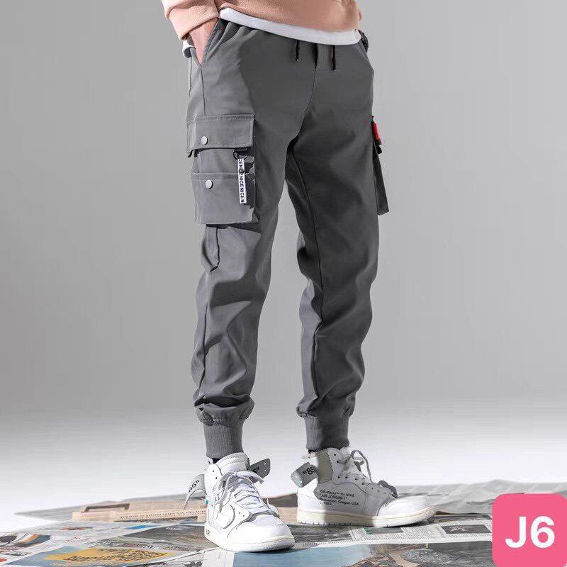Quần jogger nam túi hộp bo gấu chất kaki thô dày đẹp phong cách hàn quốc - J09 Sport Tập Thể Dục