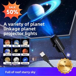 Đèn Bầu Trời Đầy Sao Đèn Ngủ LED, Thiết Kế Mặt Trăng Và Cung Hoàng Đạo, Đèn Ngủ Sáng Tạo, Thích Hợp Cho Phòng Ngủ, Đèn Chiếu Logo, Đèn Nền