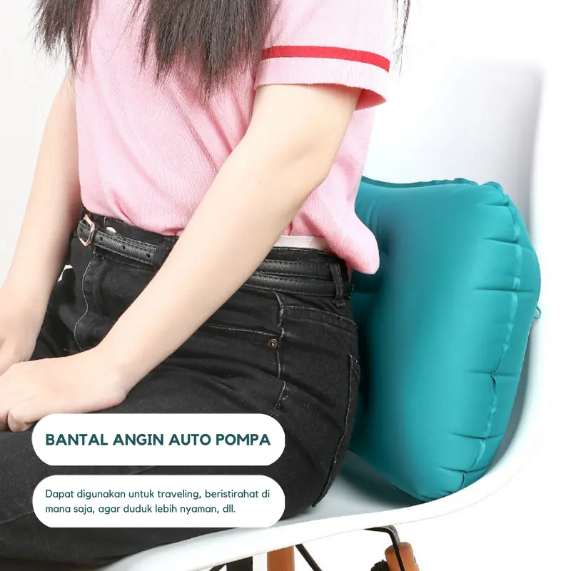 XINYUE Bantal Angin Pompa Otomatis Untuk Traveling Camping Portabel Praktis Portable 1
