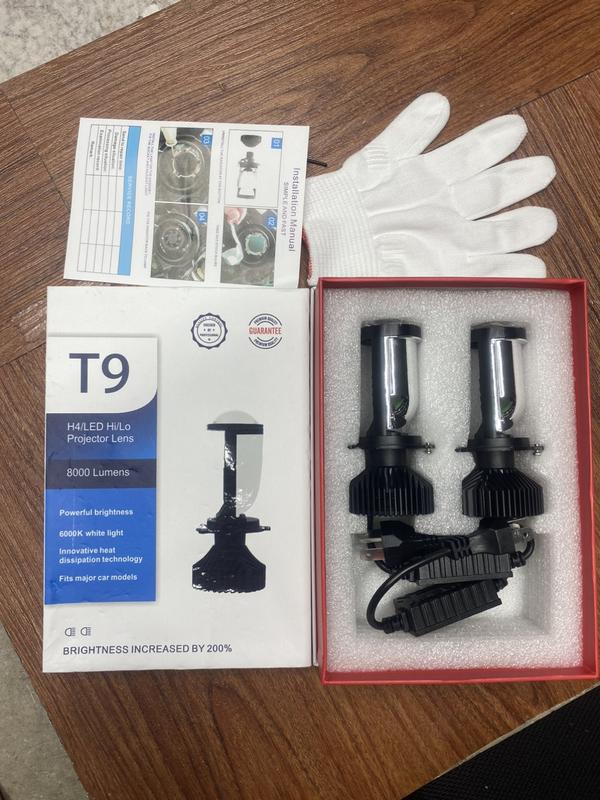 [NNVG07] LED bi cầu T9 chân H4 có ốc cân chỉnh quạt giải nhiệt gắn các dòng xe Sirius Wave Ex135 Vision Phụ Tùng Đèn Pha