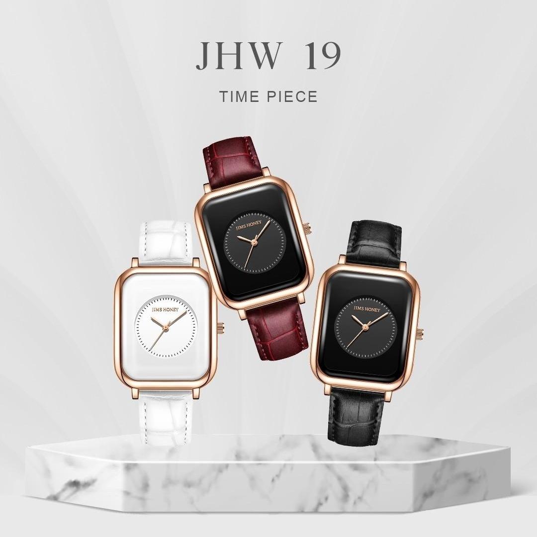 JIMS HONEY JAM TANGAN WANITA JHW 19 ( FREE BOX + BATERAI )