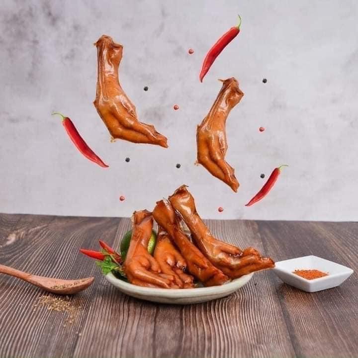   Vị cay tứ xuyên   Set 5 cái Chân gà tapfood 50gr chân siêu to thịt nhiều 