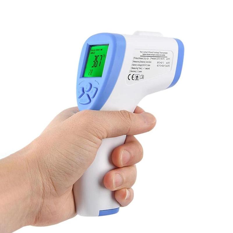 Product Introduction of Digital Forehead Thermometer Infrared Thermometer No Contact Forehead Thermometer / FingertipPulseOximeter Digital Display OxygenSaturation andHeartRate Monitor 1