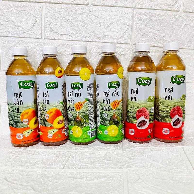 Trà Hoa Quả Cozy Chai Uống Liền Nhiều Vị 455ml