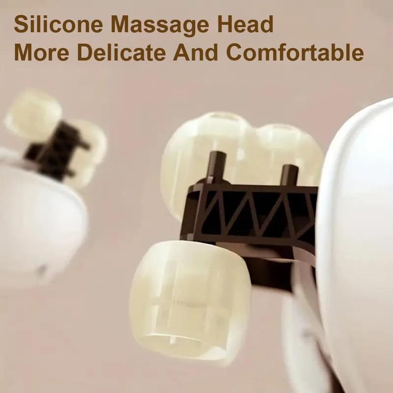 Neck & Shoulder Massager 3D Anthropomorphic Kneading Heating USB Rechargeable Electric Wireless Trapezius Muscle Cervical Massager For Neck, Back, Waist, Leg Massage, Stocking Fillers Gift 6