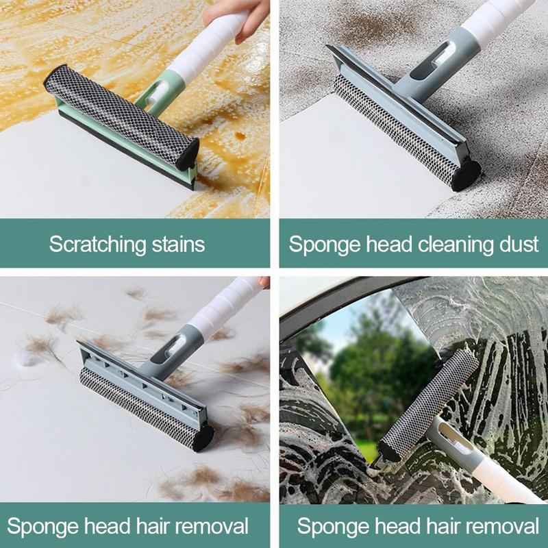 Product Introduction of Bàn Chải Làm Sạch Cửa Sổ, Gạt Nước Kính 3 Trong 1, Cho Phòng Tắm, Gương Và Cửa Sổ, Có Bình Xịt, Hai Mặt, R6Z7 48