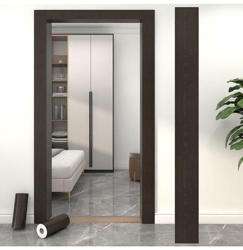 Product Introduction of Gray By Frame By Edge Wood Grain Sticker Self-Adhesive Waistline Skirting Line Window Sill Frame Decoration Renovation Waterproof Edge Wrapping Paper 16
