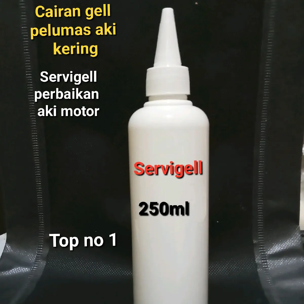 Servigell cairan gell pelumas sell aki kering 250ml