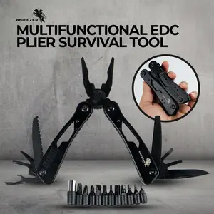 Tang Multifungsi KNIFEZER Plier Survival Tool Stainless Steel MPA21