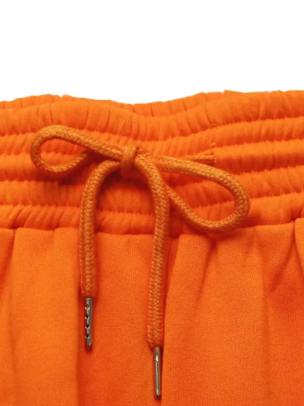 Women's Solid Color Drawstring Waist Sweatpants, Casual Comfy Trousers for Daily Wear, Ladies Bottoms for All Seasons 2