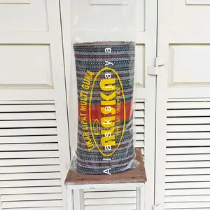 TIKAR LIPAT JUMBO TENUN 3X2 GULUNG HAJATAN PIKNIK Camping 5-8 orang random Foldable Multicoloured