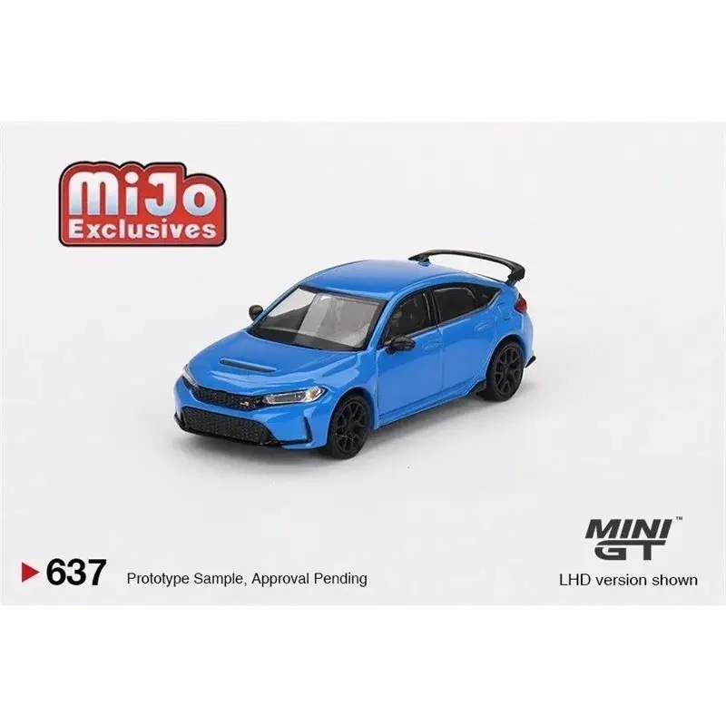 MINI GT Mijo 1:64 Type R Boost Blue Pearl 2023 Diecast Model Car