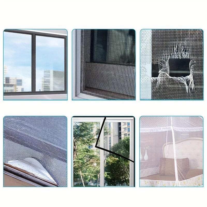 Product Introduction of Self-adhesive Mesh Repair Tape, Non-waterproof Plastic Patch for Window Screens and Mosquito Nets, Easy Fix for Tears and Holes 18