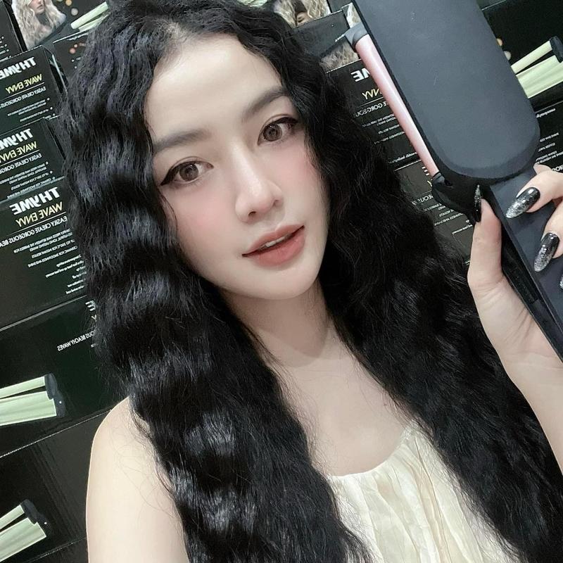 Máy Bấm Tóc, Máy Dập Xù, Làm Phồng Chân Tóc Bản To Cao Cấp