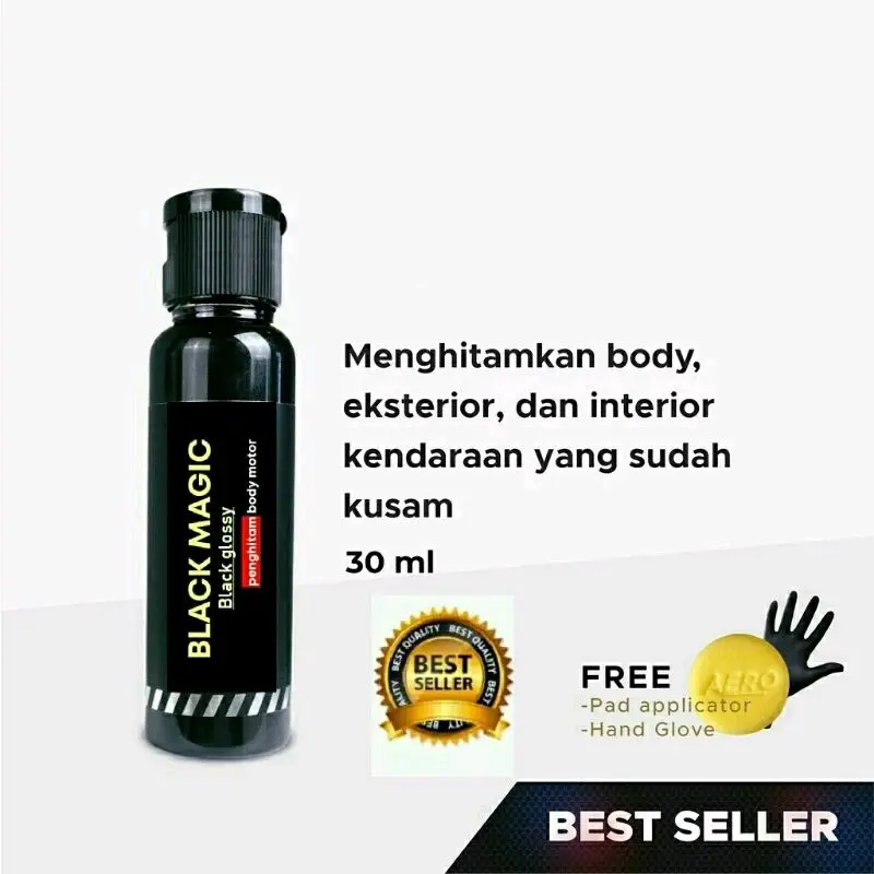 DHOHERO BLACK MAGIC 30ML PENGHITAM PERMANEN BODY KASAR KENDARAAN
