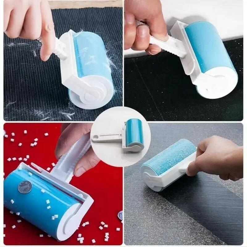 Product Introduction of Cover Band High Quality Washable Reusable Household Cleaning Remover Portable Hair Rolle Clothes Hair Pet Hair Sticky Roller 14