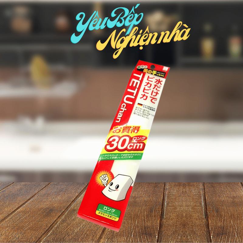   HCM  Mút lau chùi Melamine đa năng kỳ diệu Nhật Bản 30cm - KoKubo Chính hãng - Xuất VAT Làm Sạch Bọt Biển 