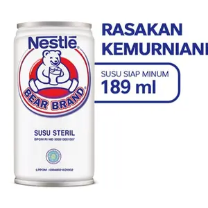ISI 10PCS BEAR BRAND Susu Steril Original 189 ml