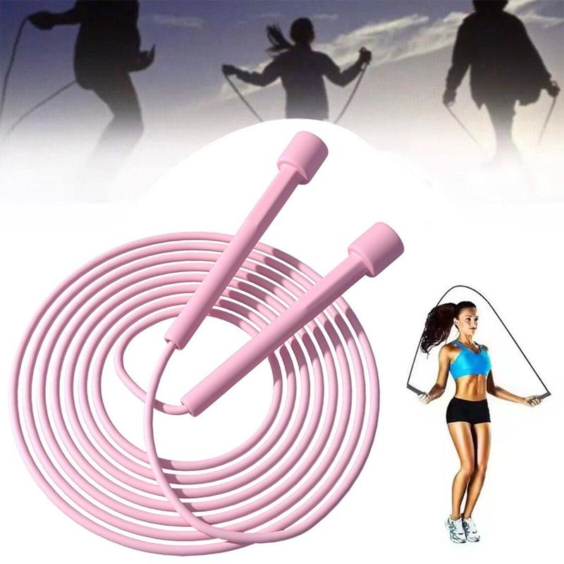 Pink Jump Rope Adjustable Jump Rope Training Jumping Speed Rope ...