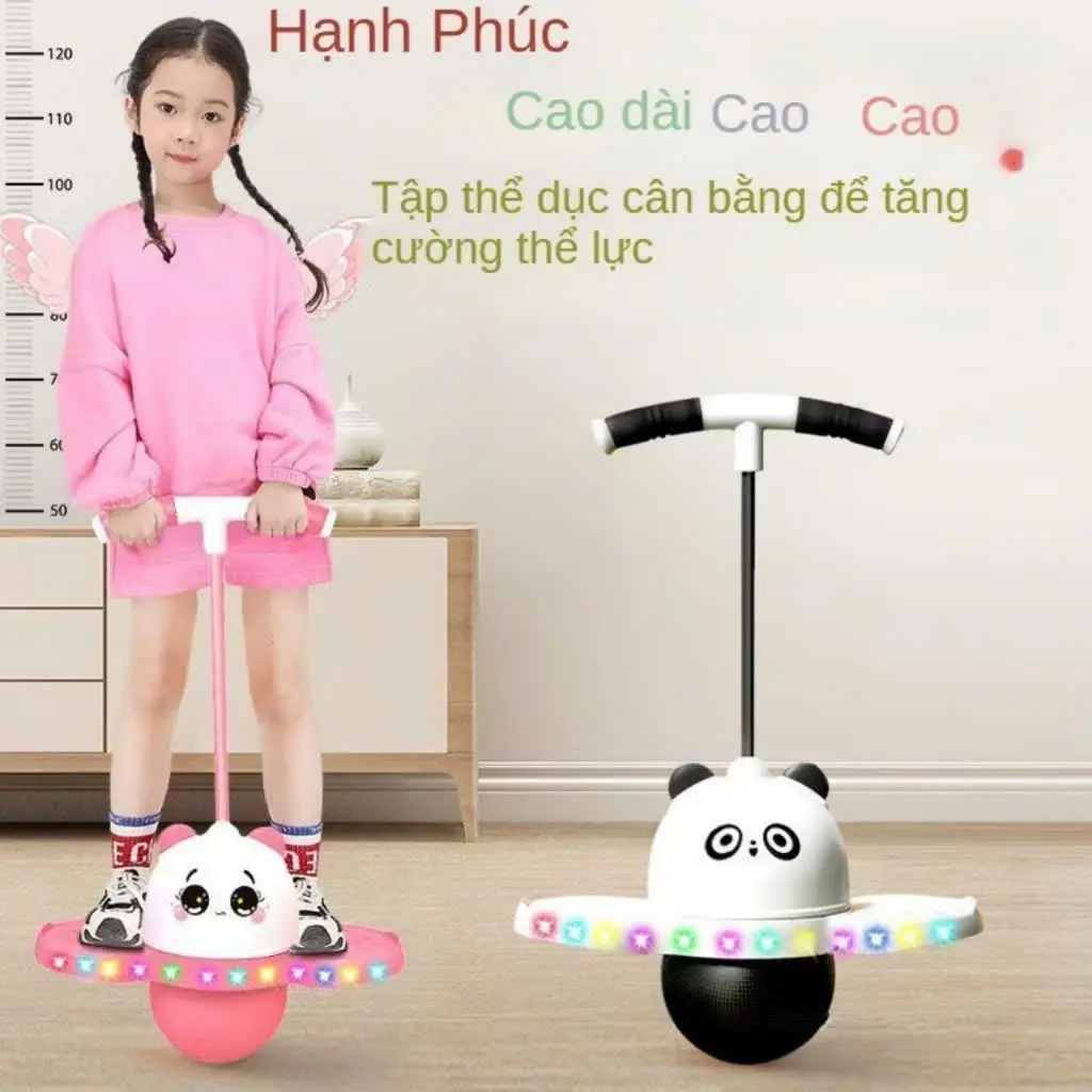 [Tặng Bơm]Đồ Chơi Bóng Nảy - Bóng Nhún Nhảy Tập Thể Dục Phát Triển Chiều Cao Tăng Cường Thể Chất Dành Cho Bé Từ 7 Tuổi