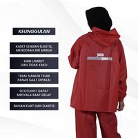 Gambar Bonus Pouch Jas Hujan Raincoat Jash Parasut D70 Dewasa - Merah dari KHN Store Kab. Sumedang 4 Tokopedia
