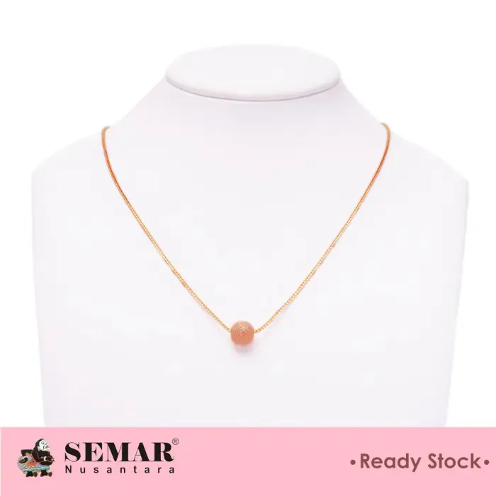 Kalung Emas Santa Variasi Bola Gliter Gold 10K Semar Nusantara 2