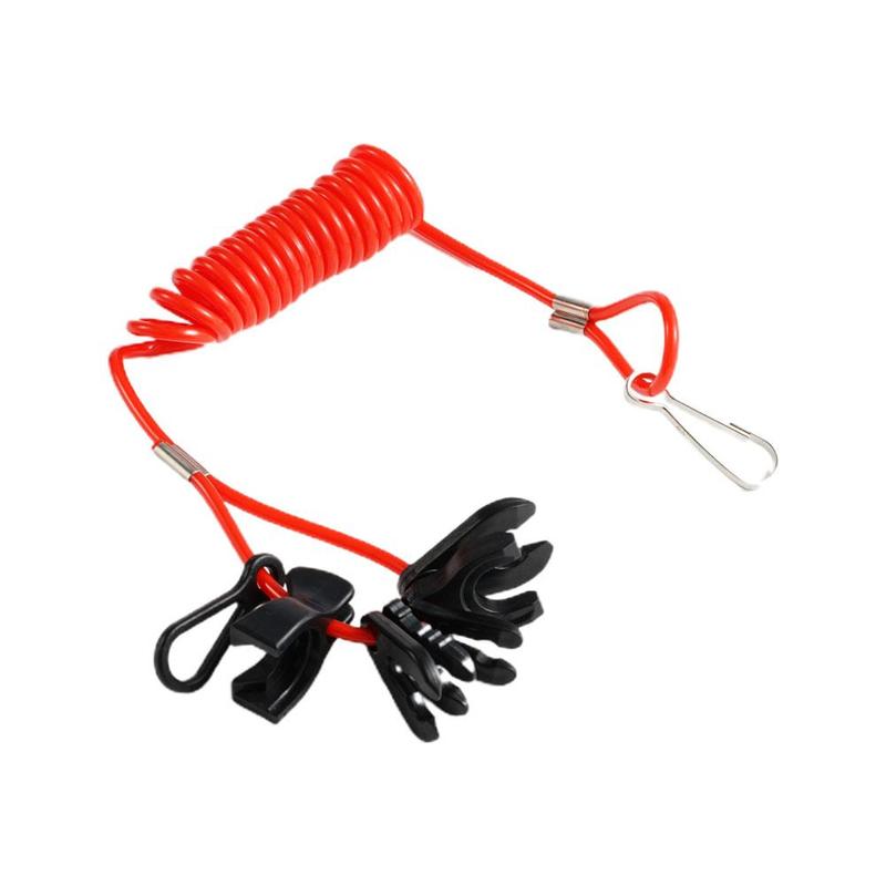 Product Introduction of 1set 7 Keys Boat Engine Outboard Motor Kill Switch Lanyard Motorboat Safety Urgent Rope Key Selling Reminder Tether Flameout Rop 38