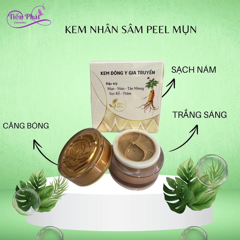 Kem cao sâm lạnh peel da mụn nám mộc thiên phát 7